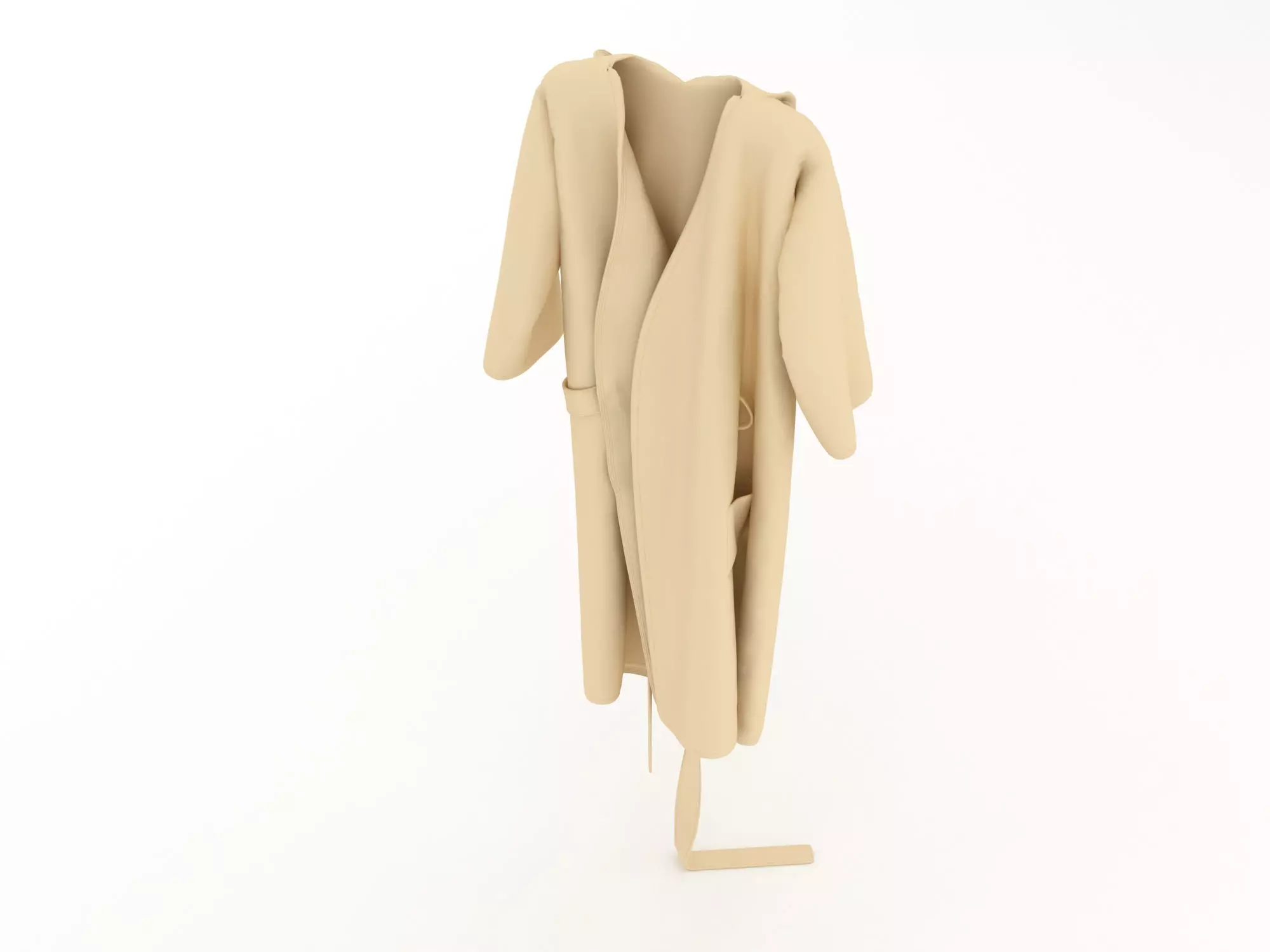 Hanging Dressing Gown Bathrobe 3D model