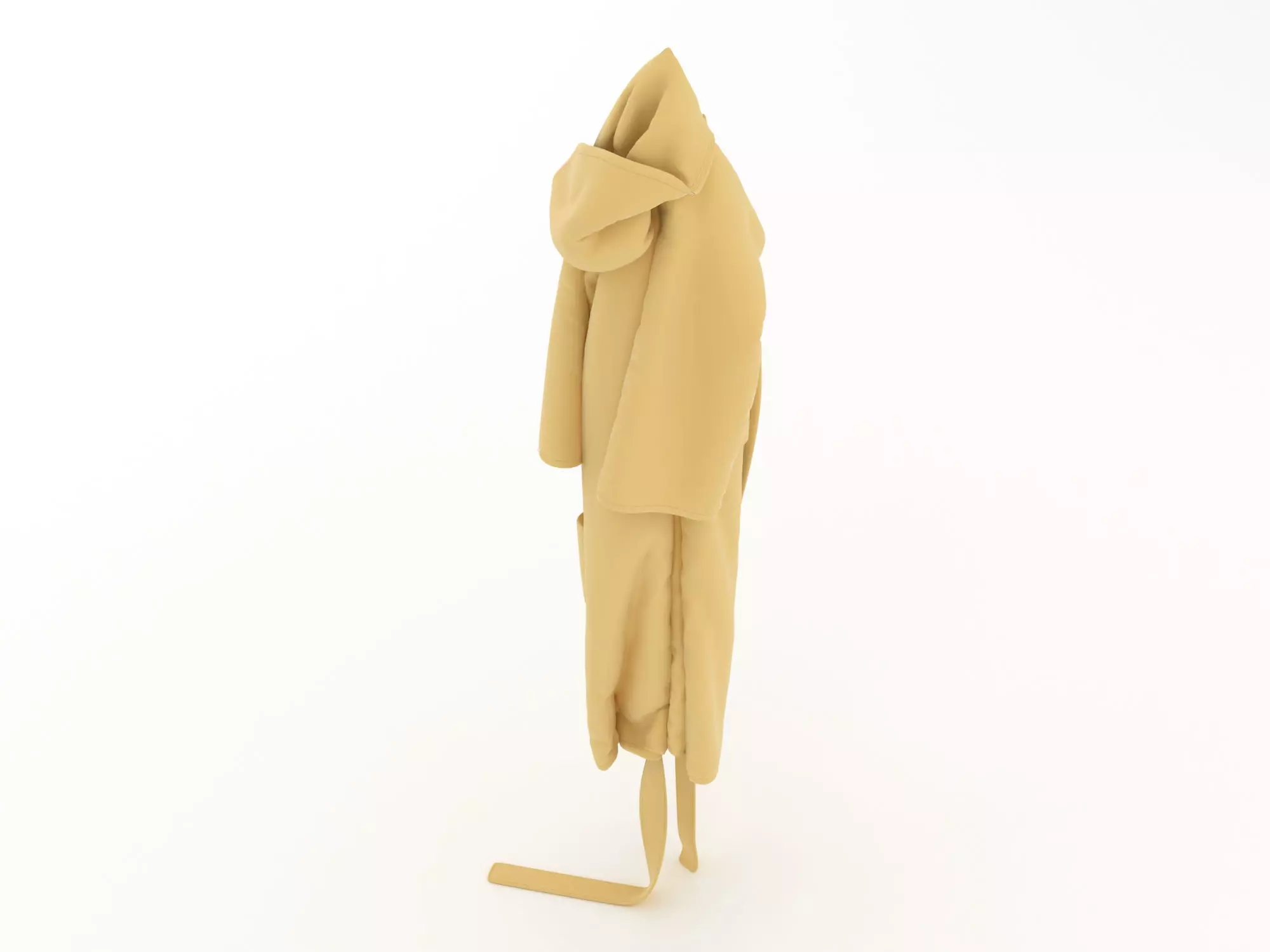 Bathrobe Dressing Gown 004 3D model