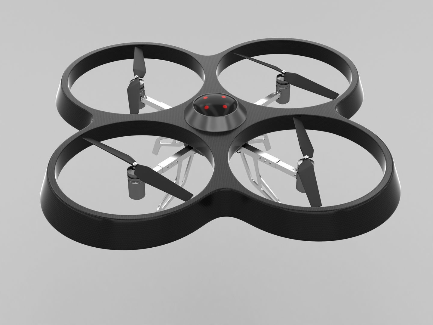 Generic Quadcopter Drone 1 3D model_7