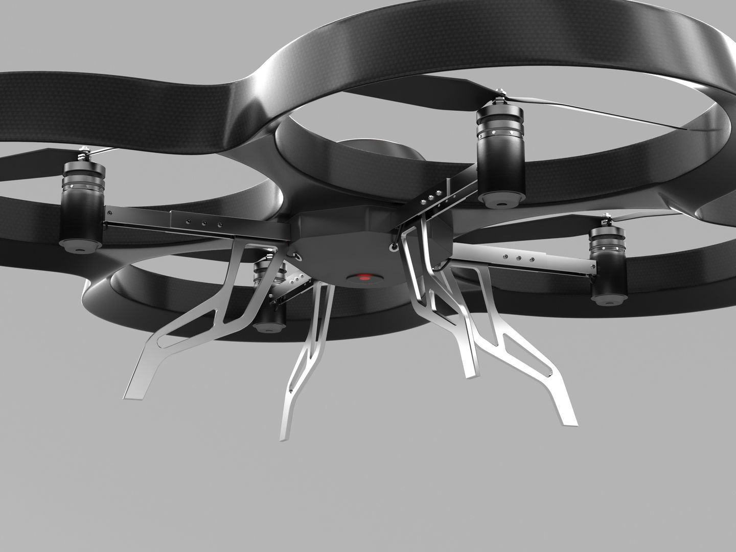 Generic Quadcopter Drone 1 3D model_4