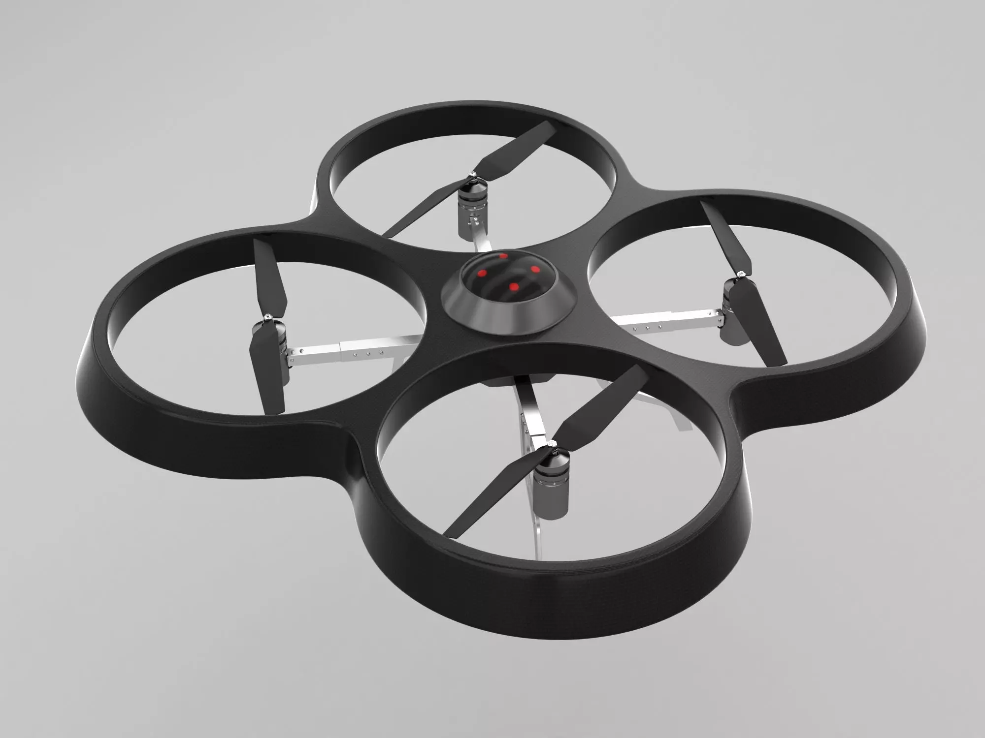 Generic Quadcopter Drone 1 3D model_0