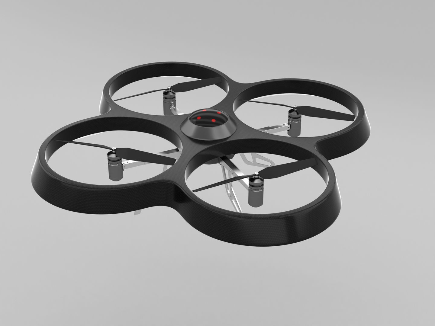 Generic Quadcopter Drone 1 3D model_2