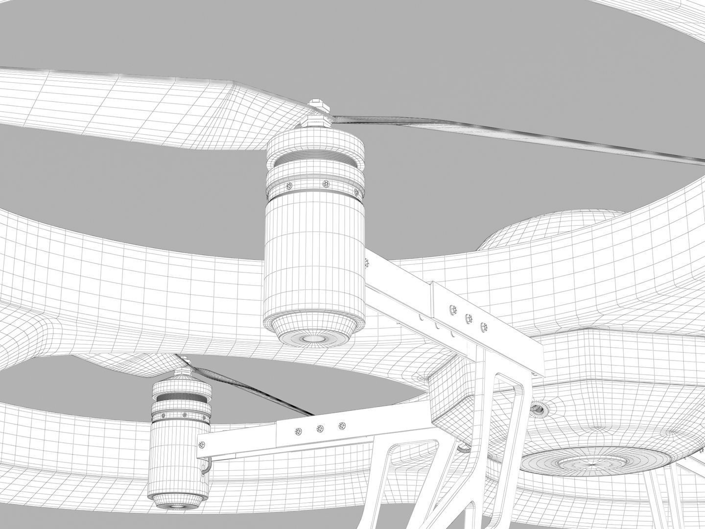 Generic Quadcopter Drone 1 3D model_14