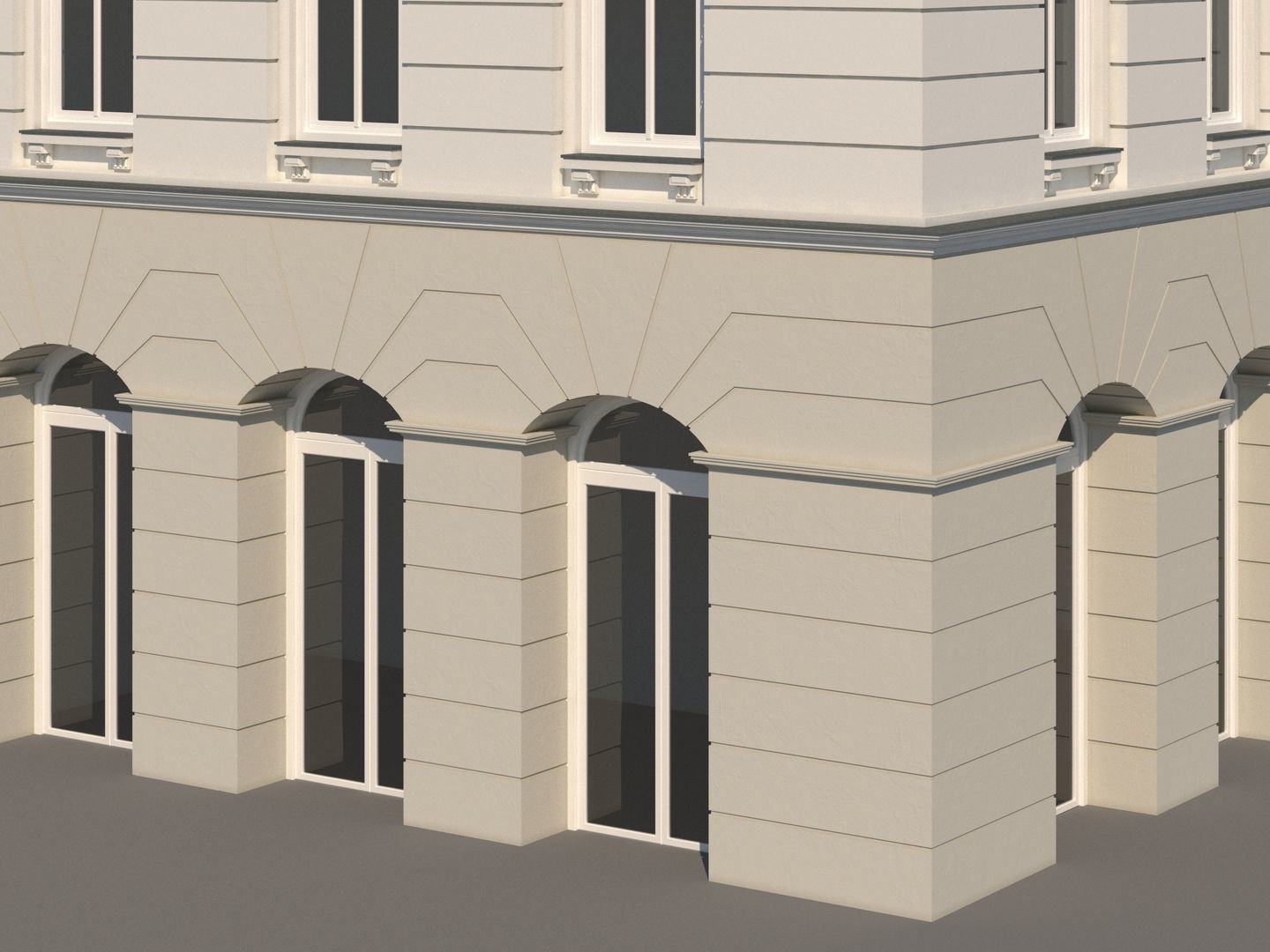 Modern City Building 001 3D model_8