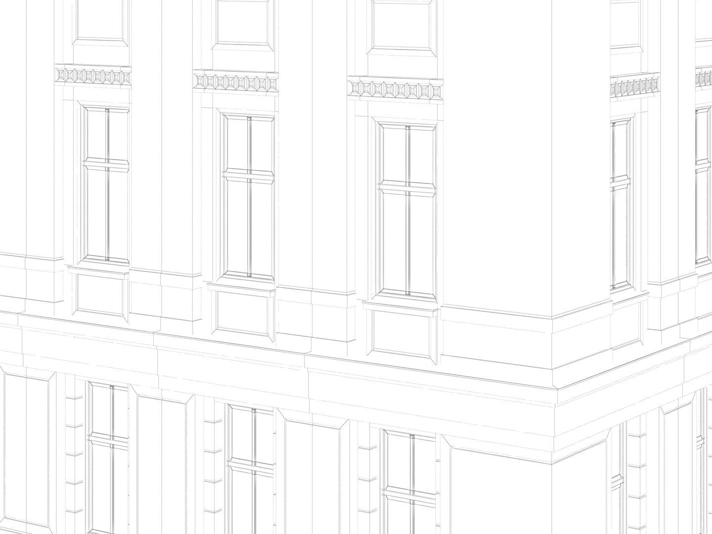 Modern City Building 001 3D model_16