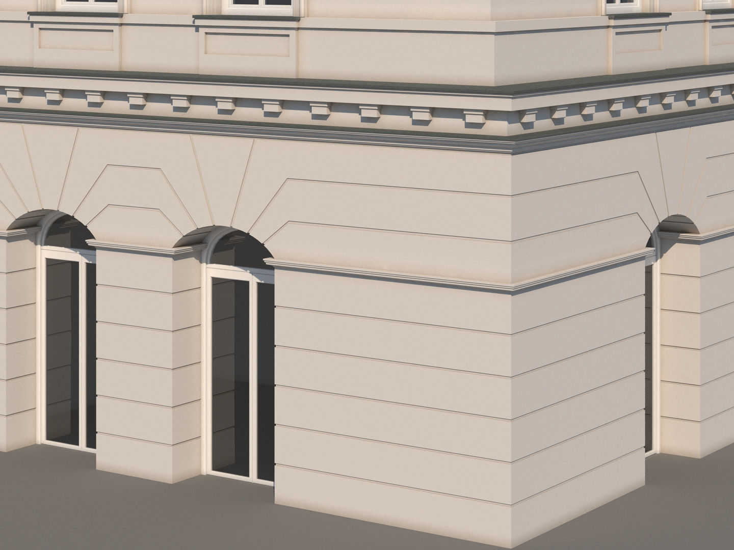 Modern City Building 002 3D model_8