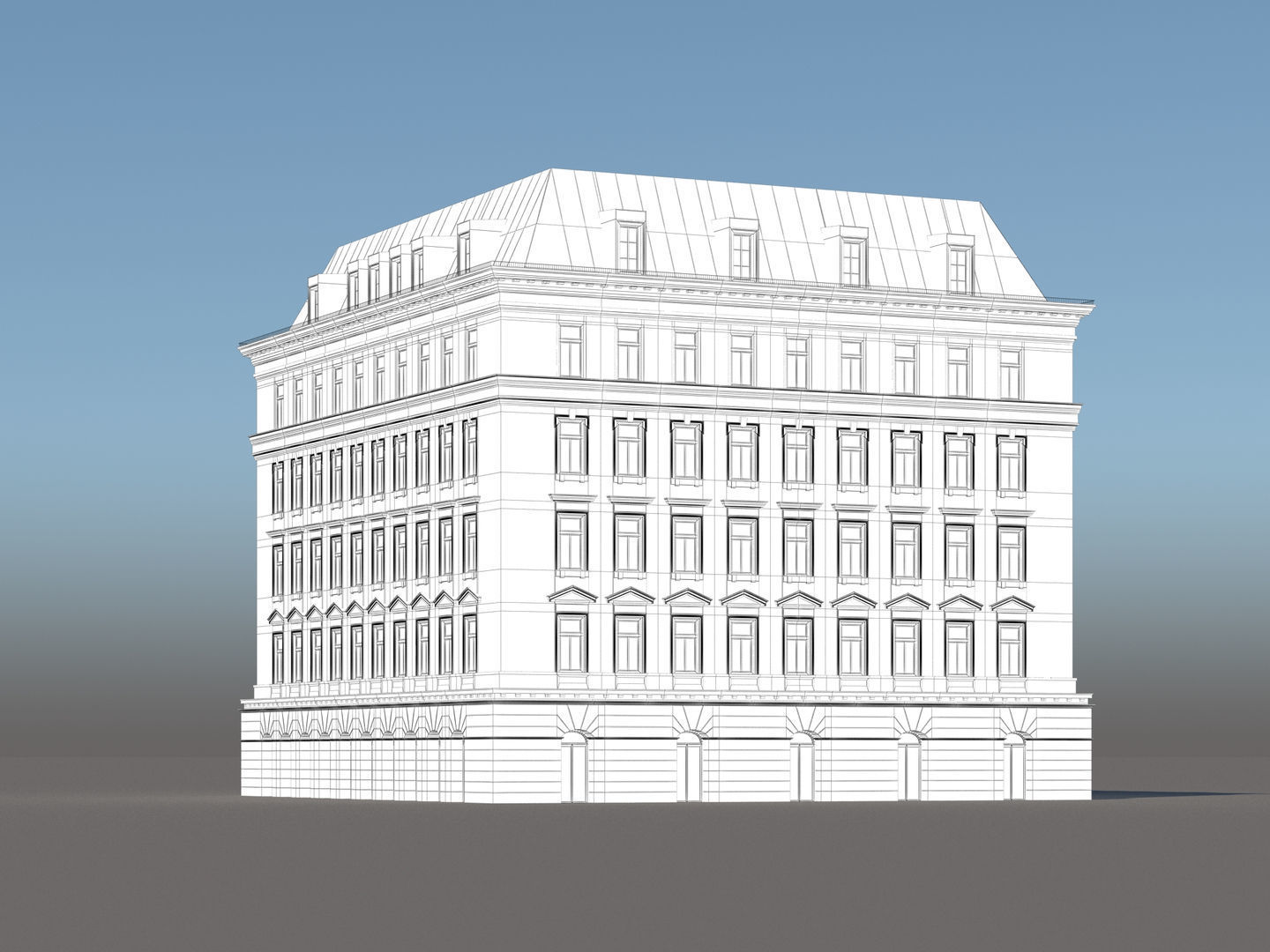 Modern City Building 002 3D model_15