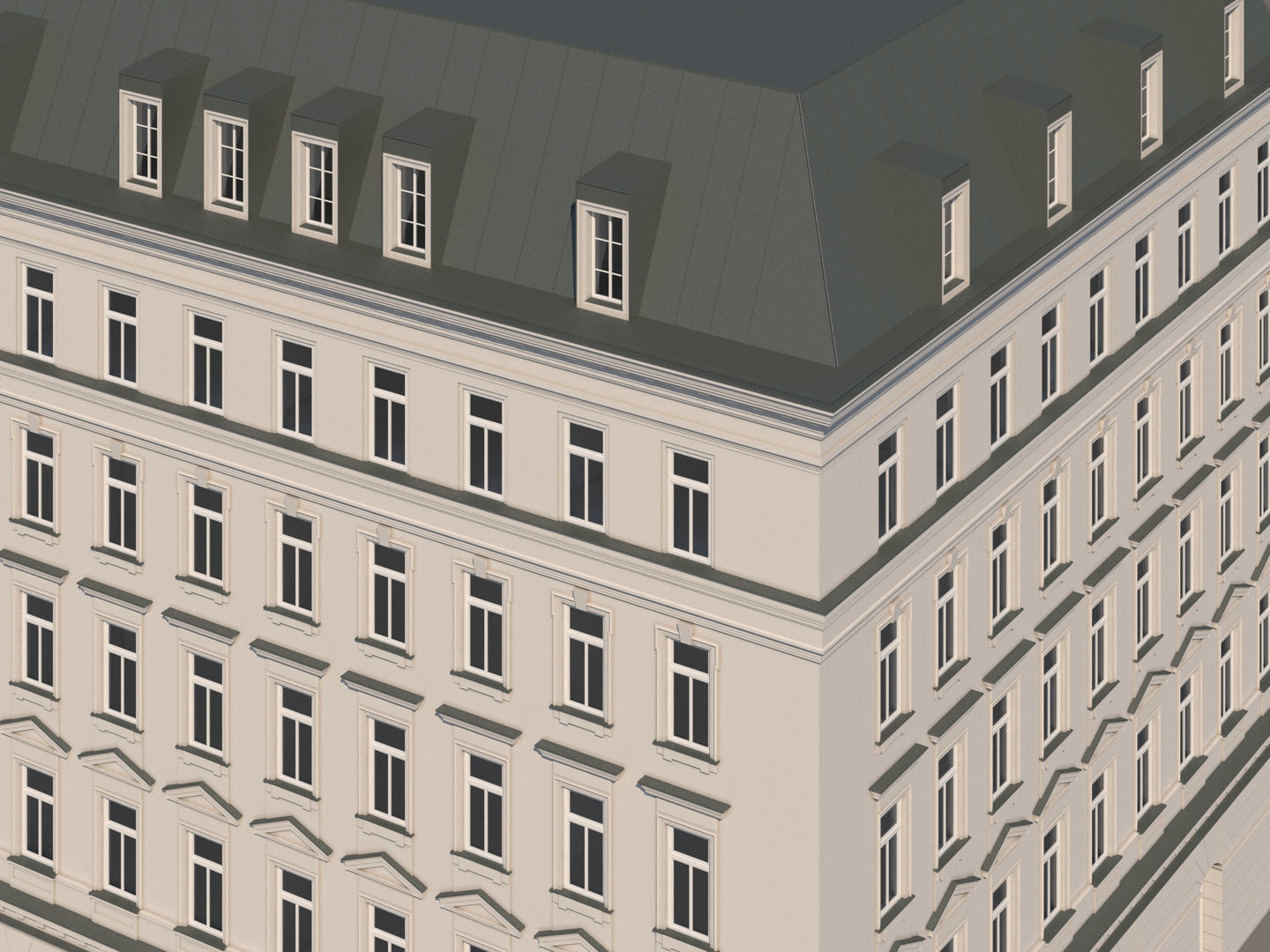 Modern City Building 002 3D model_6