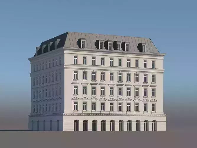 Modern City Building 002
