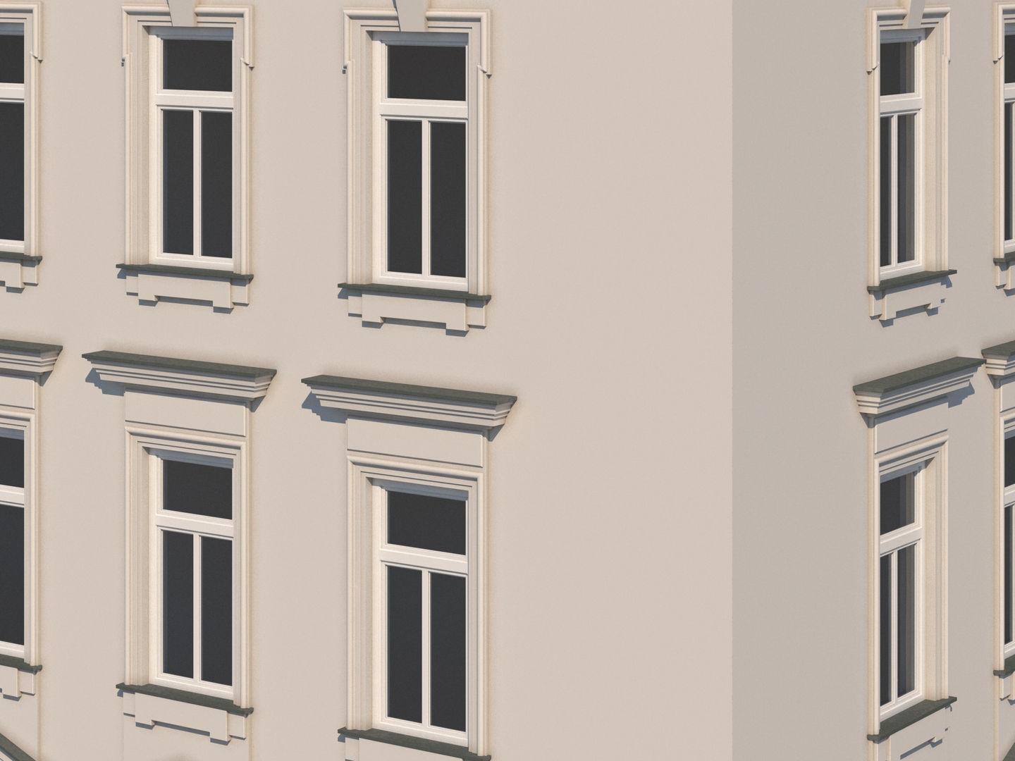 Modern City Building 002 3D model_7