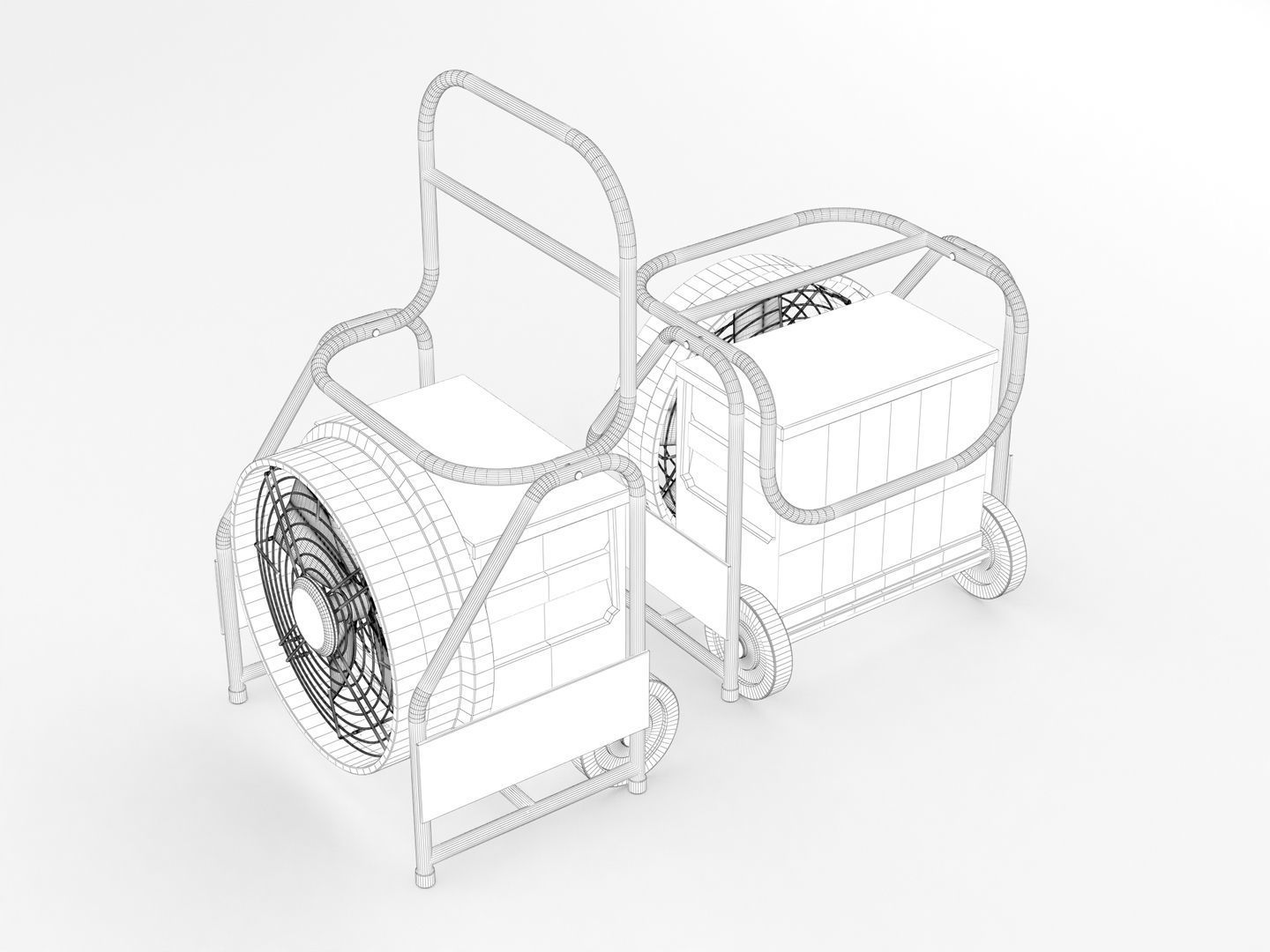 Portable Industrial Fan 3D model_13