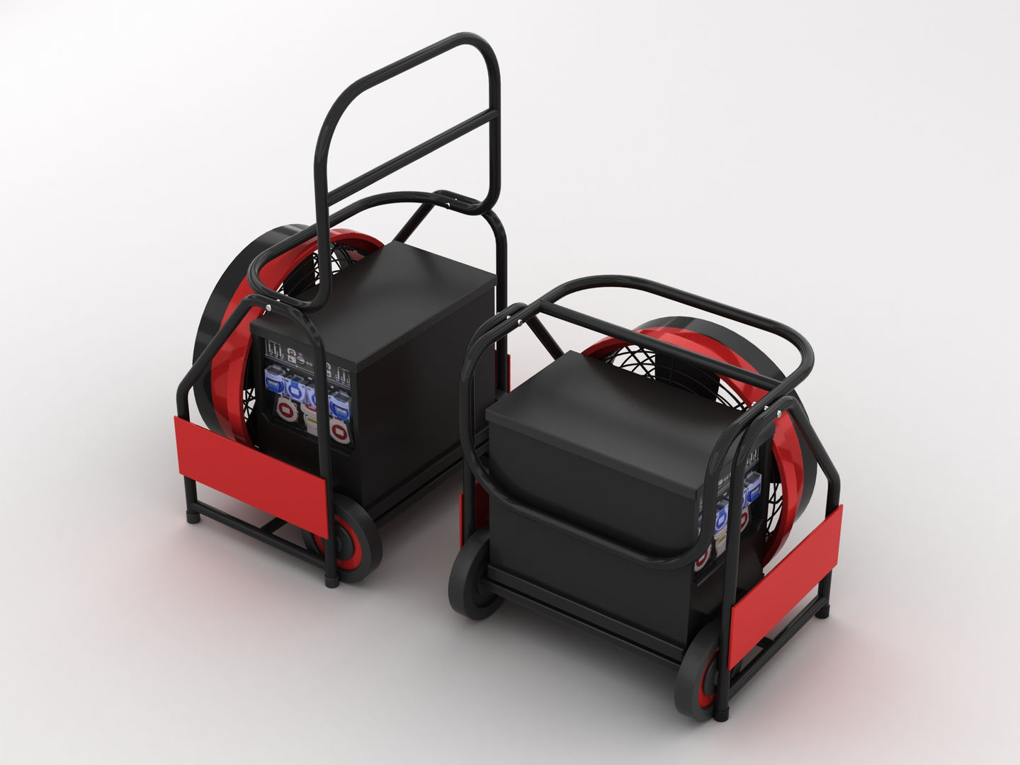 Portable Industrial Fan 3D model_3