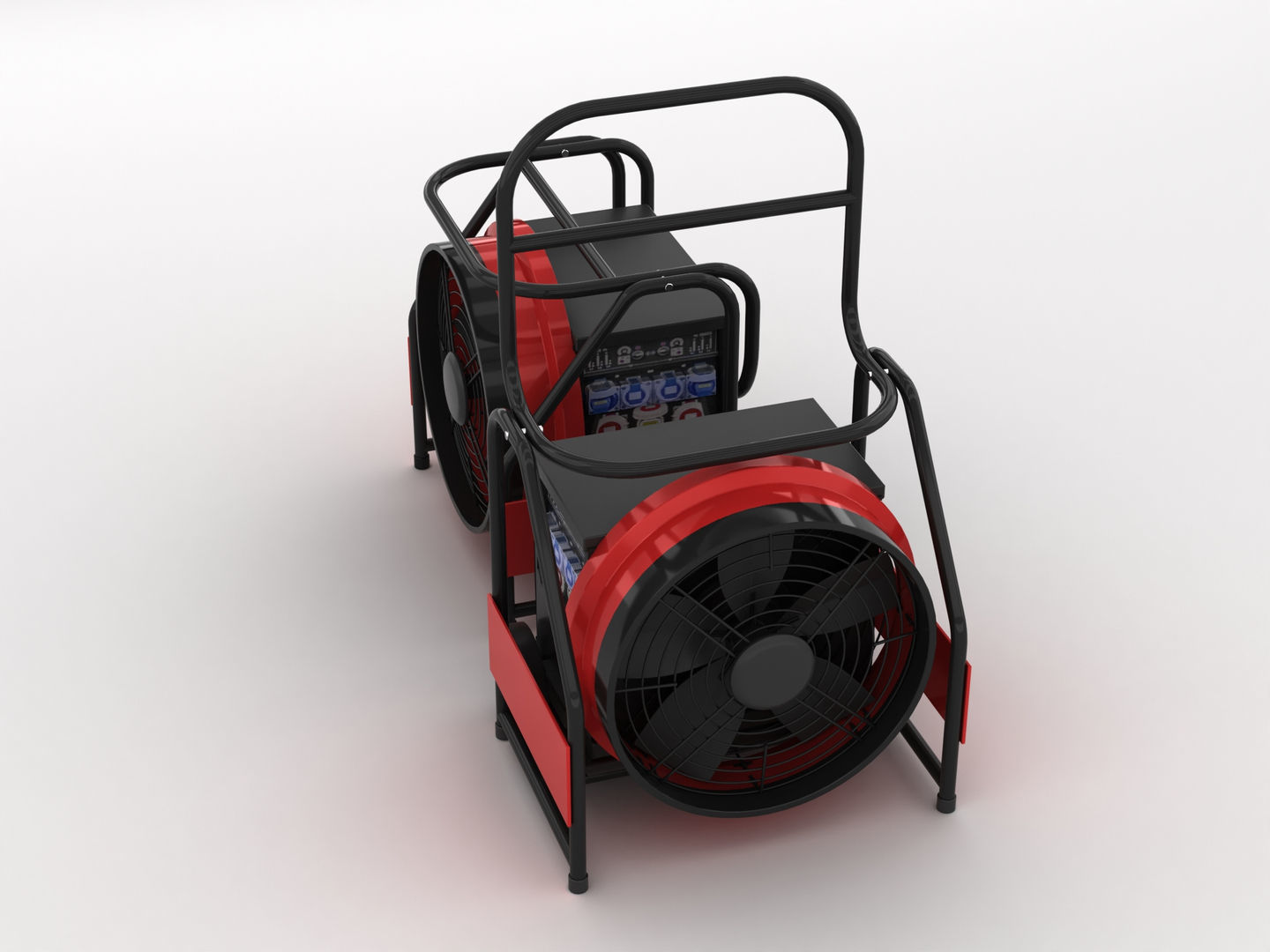 Portable Industrial Fan 3D model_5