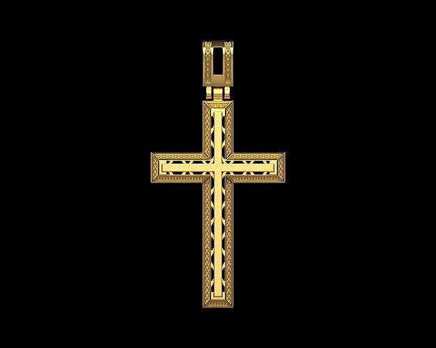 Pendant Cross N18 3D print model