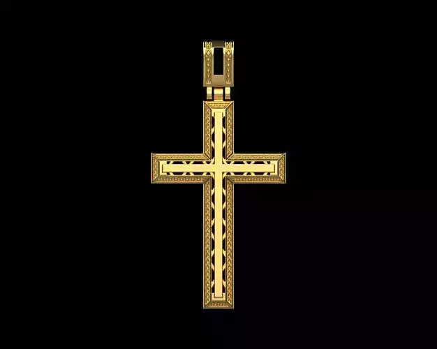 Pendant Cross N18 3D print model