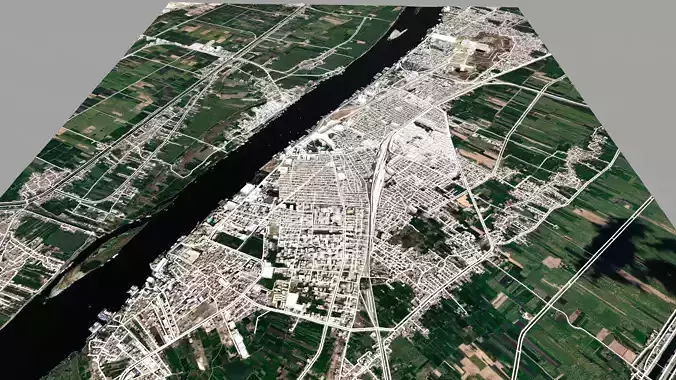 Cityscape  Luxor Egypt