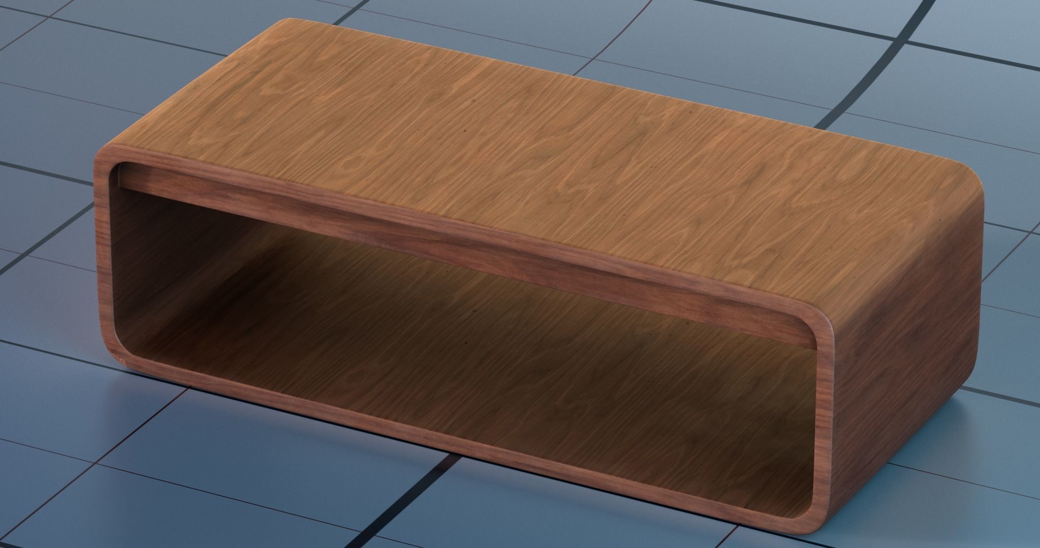Coffee table PBR 3D model_1