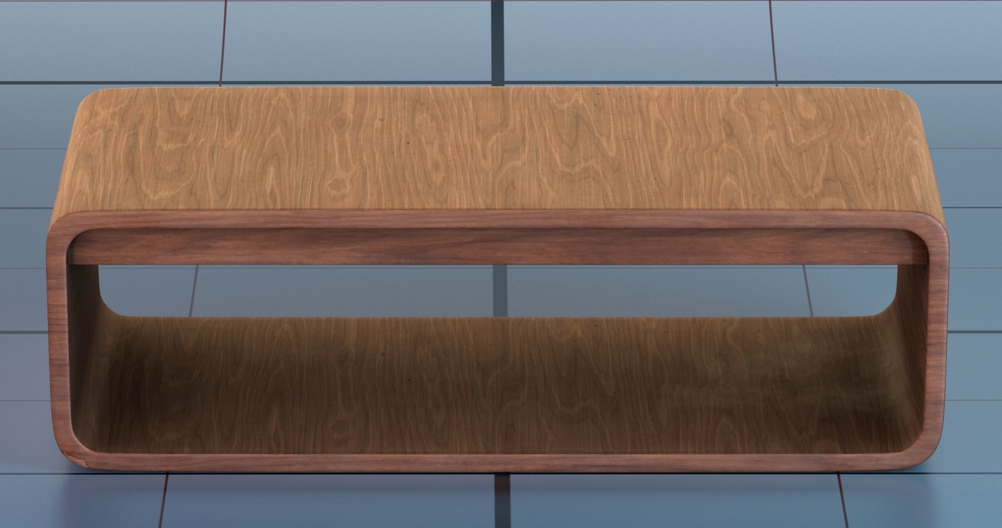 Coffee table PBR 3D model_2