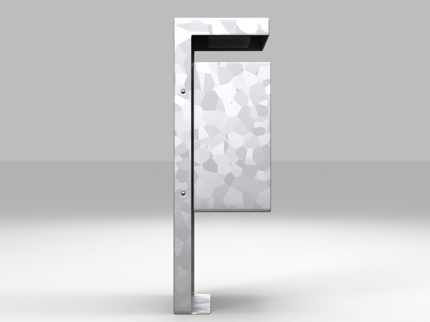 Street Trash Bin 3D model_7