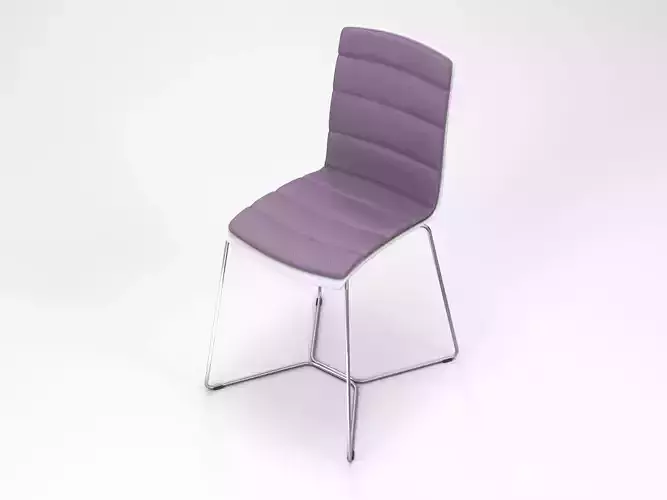 Viteo Slim Line Patio Chair with Cover 3D model