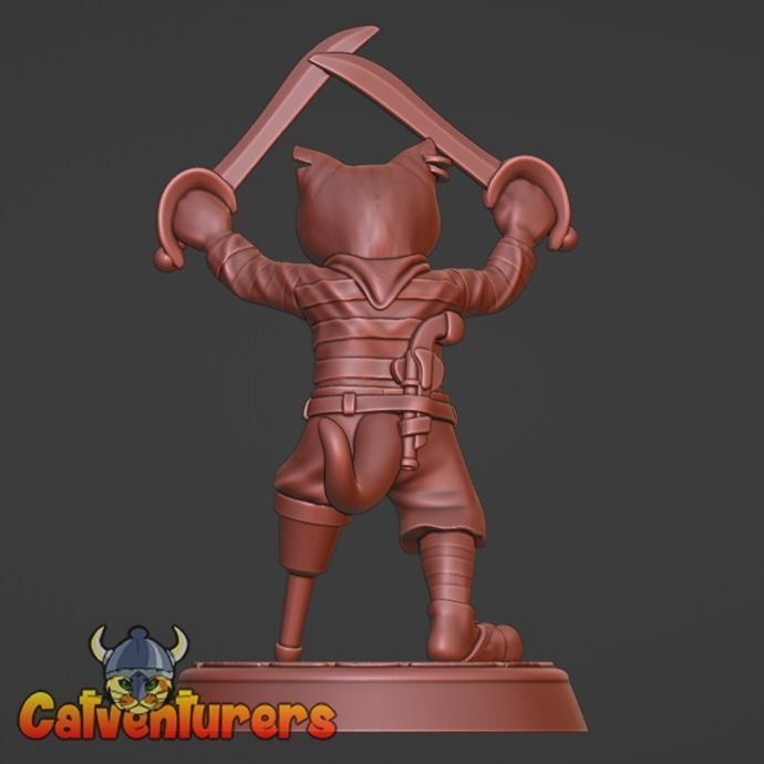 Feline Pirate Crew 3D print model_17