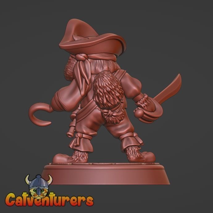 Feline Pirate Crew 3D print model_22