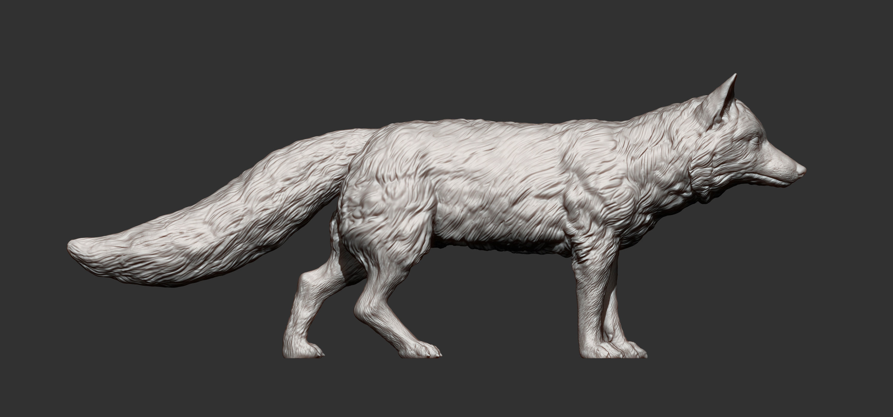 Fox 3D print model 3D print model_10