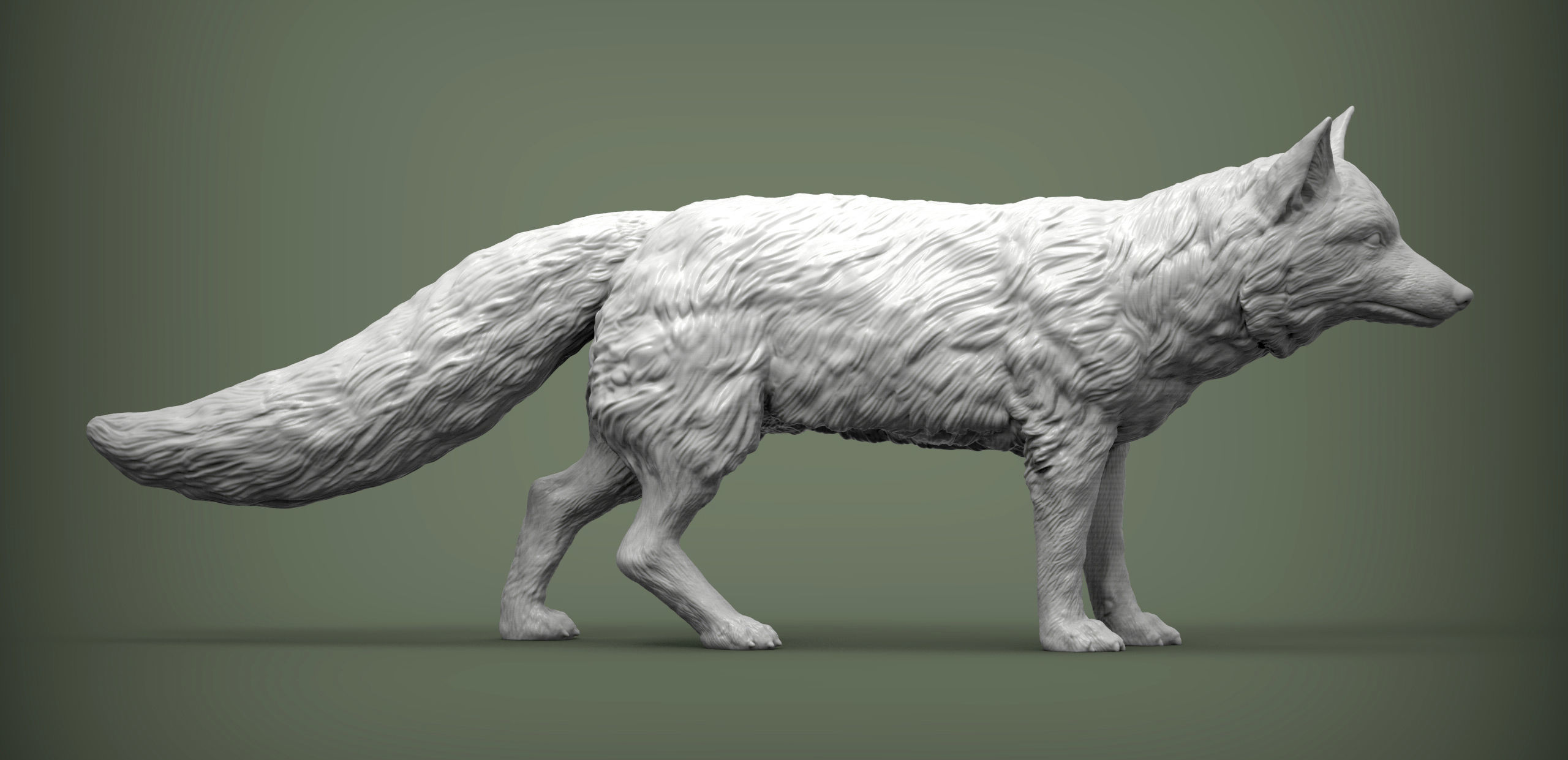 Fox 3D print model 3D print model_5