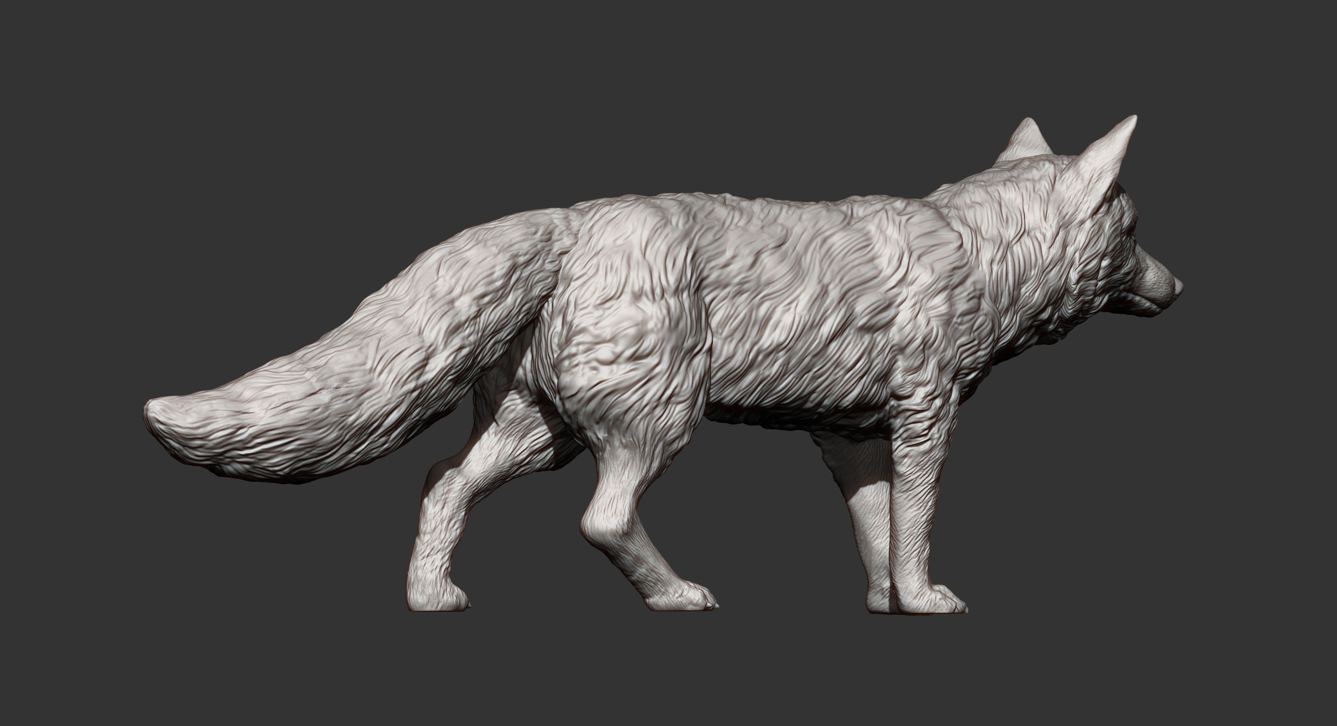 Fox 3D print model 3D print model_8