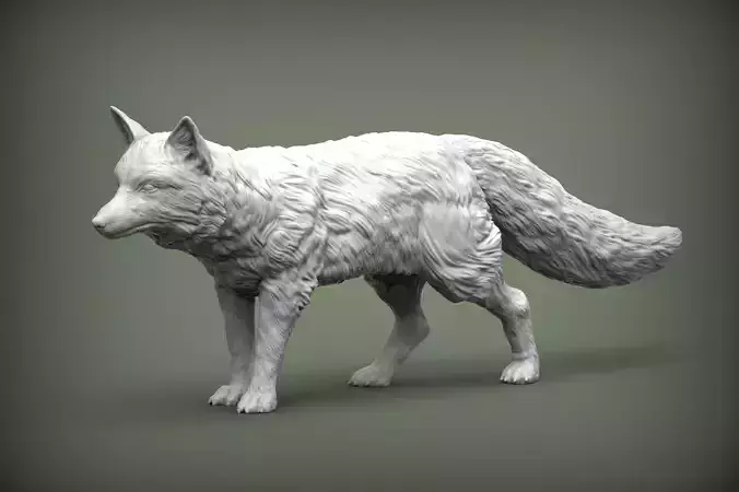 Fox 3D print model 3D print model