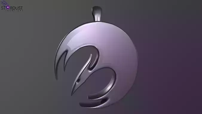 Rebel Phoenix Pendant magnet Free 3D print model