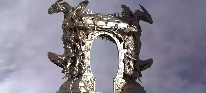 Dantes inferno monolith Archway 3  3D model