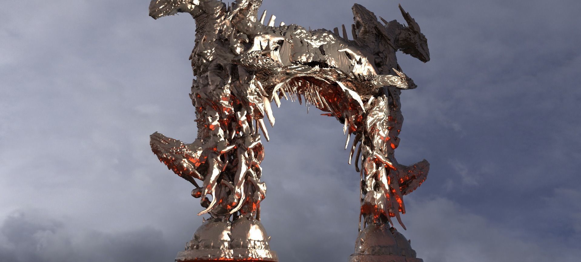 Dantes inferno monolith Archway 5 3D model_1