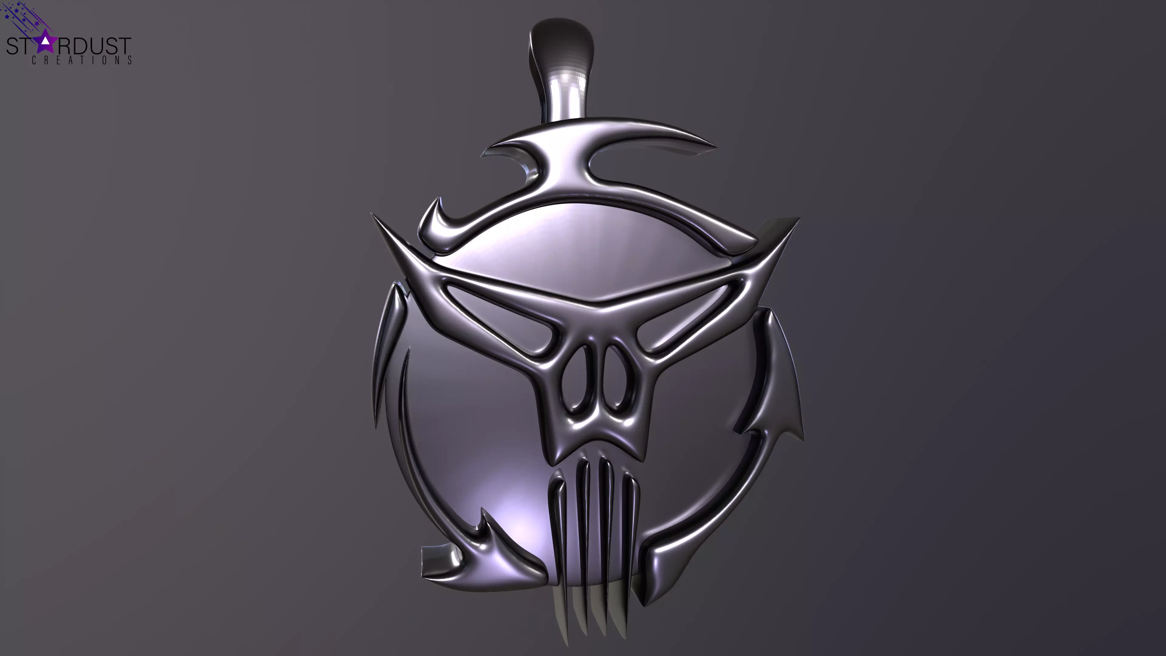 Mandalorian Neo-Crusader Pendant magnet Free 3D print model