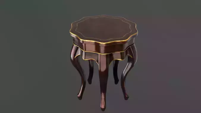 chair side table with gold legs