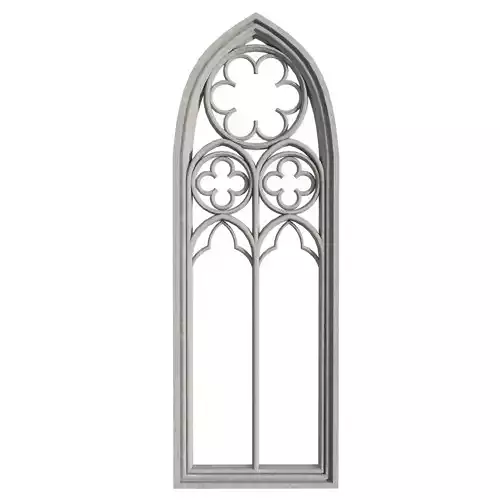Gothic window 4k PBR low-poly