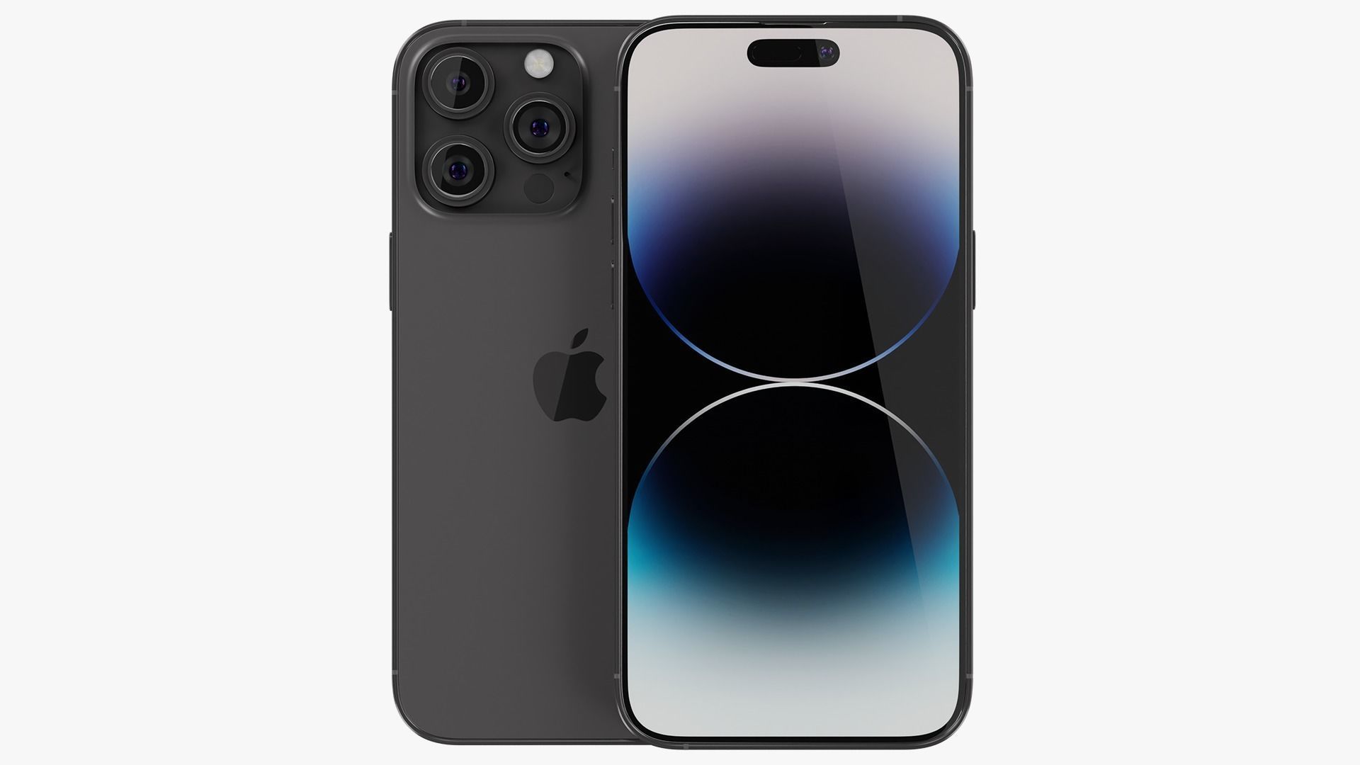 iPhone 14 Pro Max Space Black 3D model_1