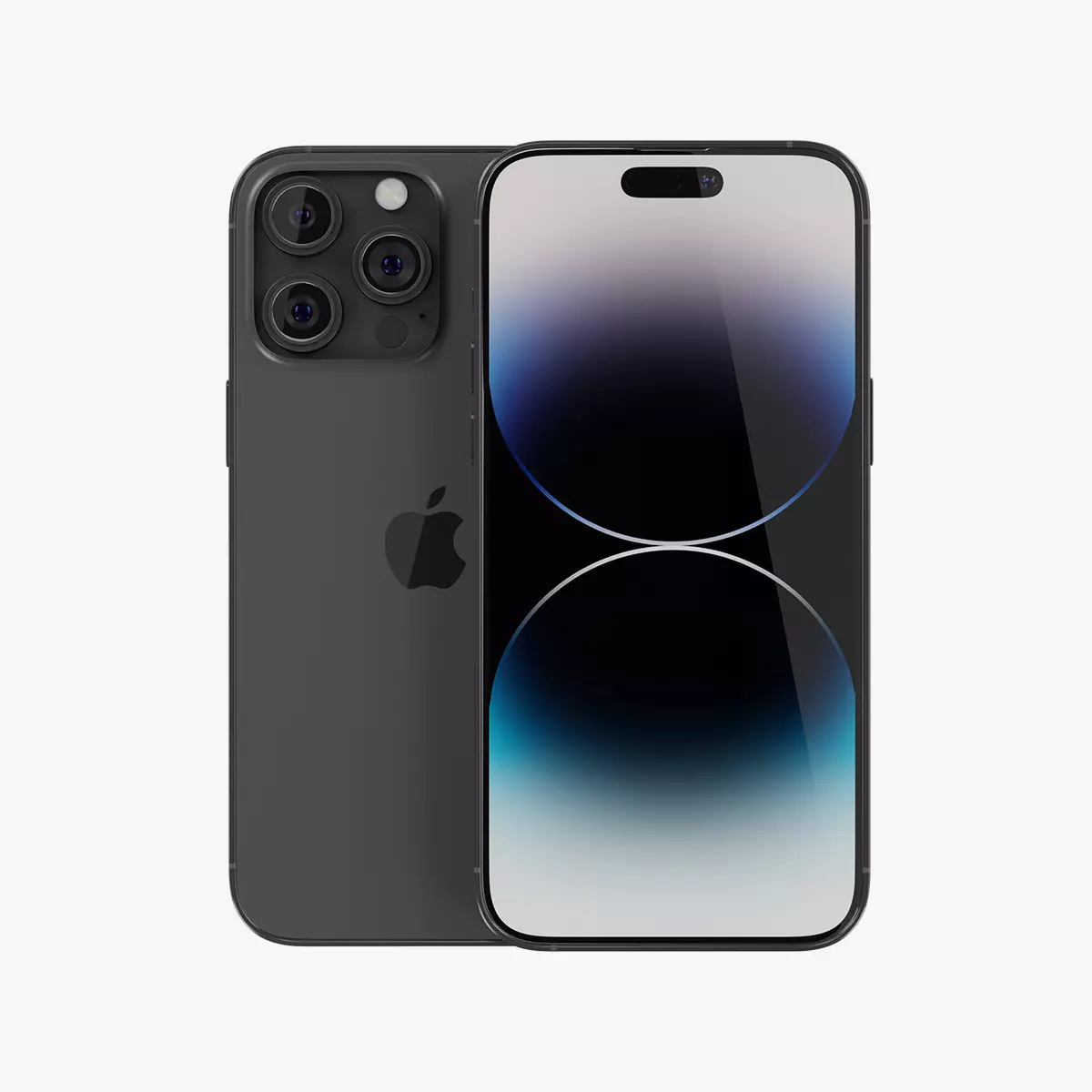iPhone 14 Pro Max Space Black 3D model_0
