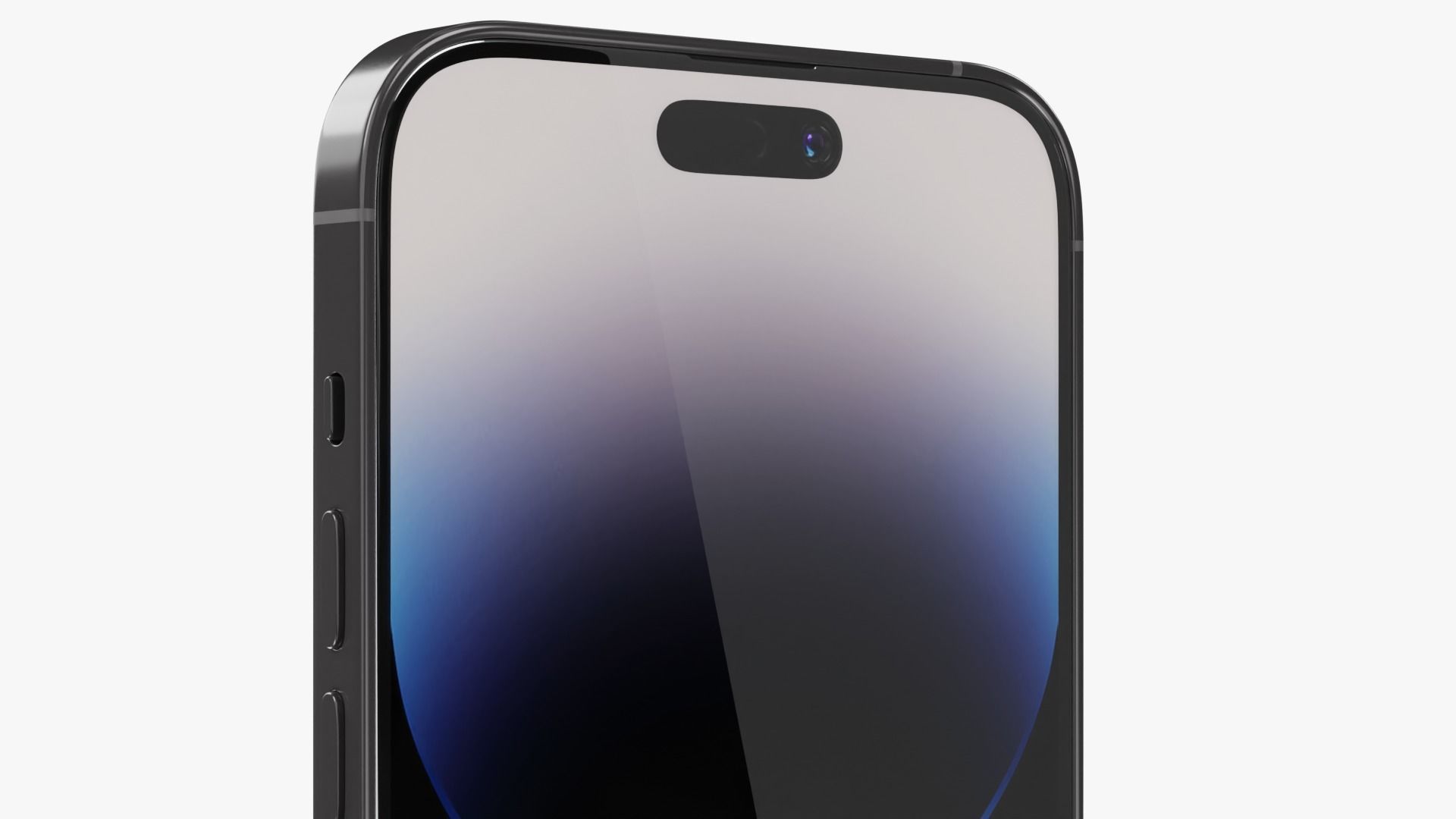 iPhone 14 Pro Max Space Black 3D model_5
