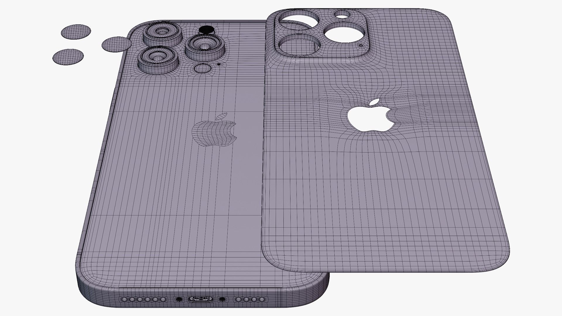 iPhone 14 Pro Max Space Black 3D model_18