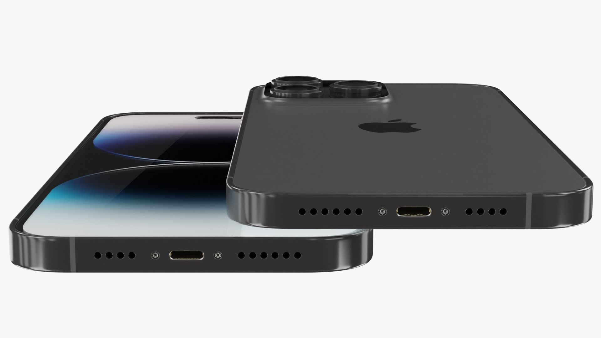 iPhone 14 Pro Max Space Black 3D model_8