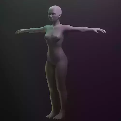 Base Mesh for Animation - Stylized Woman