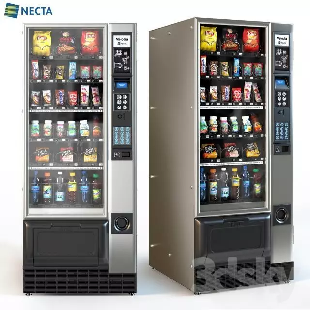 Snack dispenser Low-poly 3D model