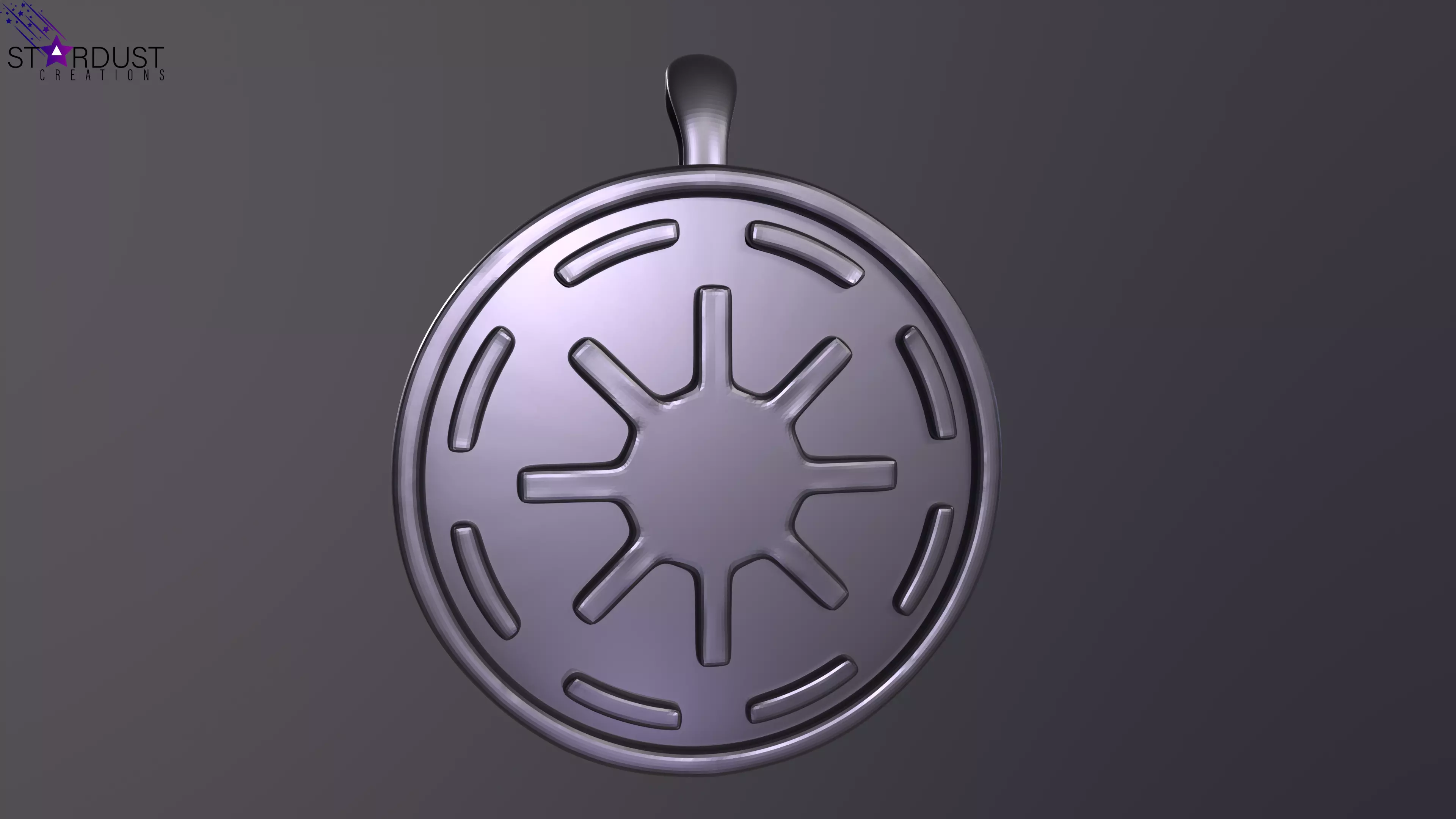 Galactic Republic Pendant magnet Free 3D print model_0