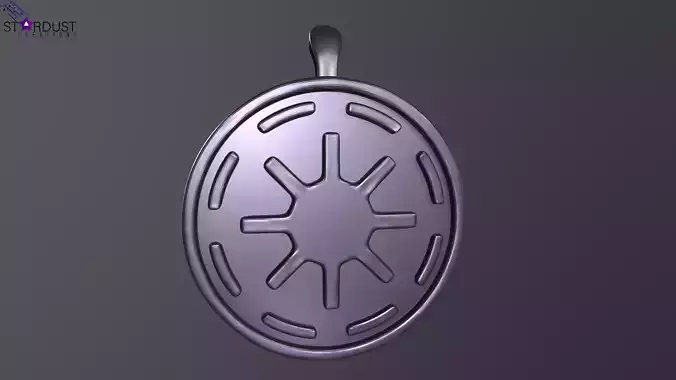 Galactic Republic Pendant magnet  Free 3D print model