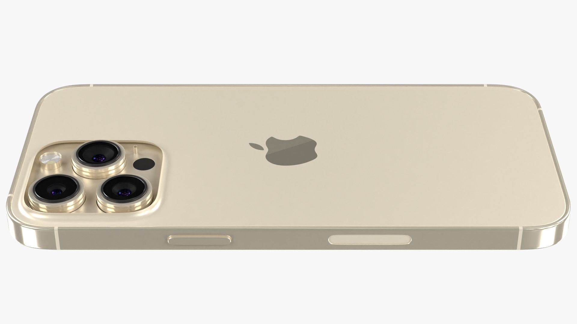 iPhone 14 Pro Max Gold 3D model_6