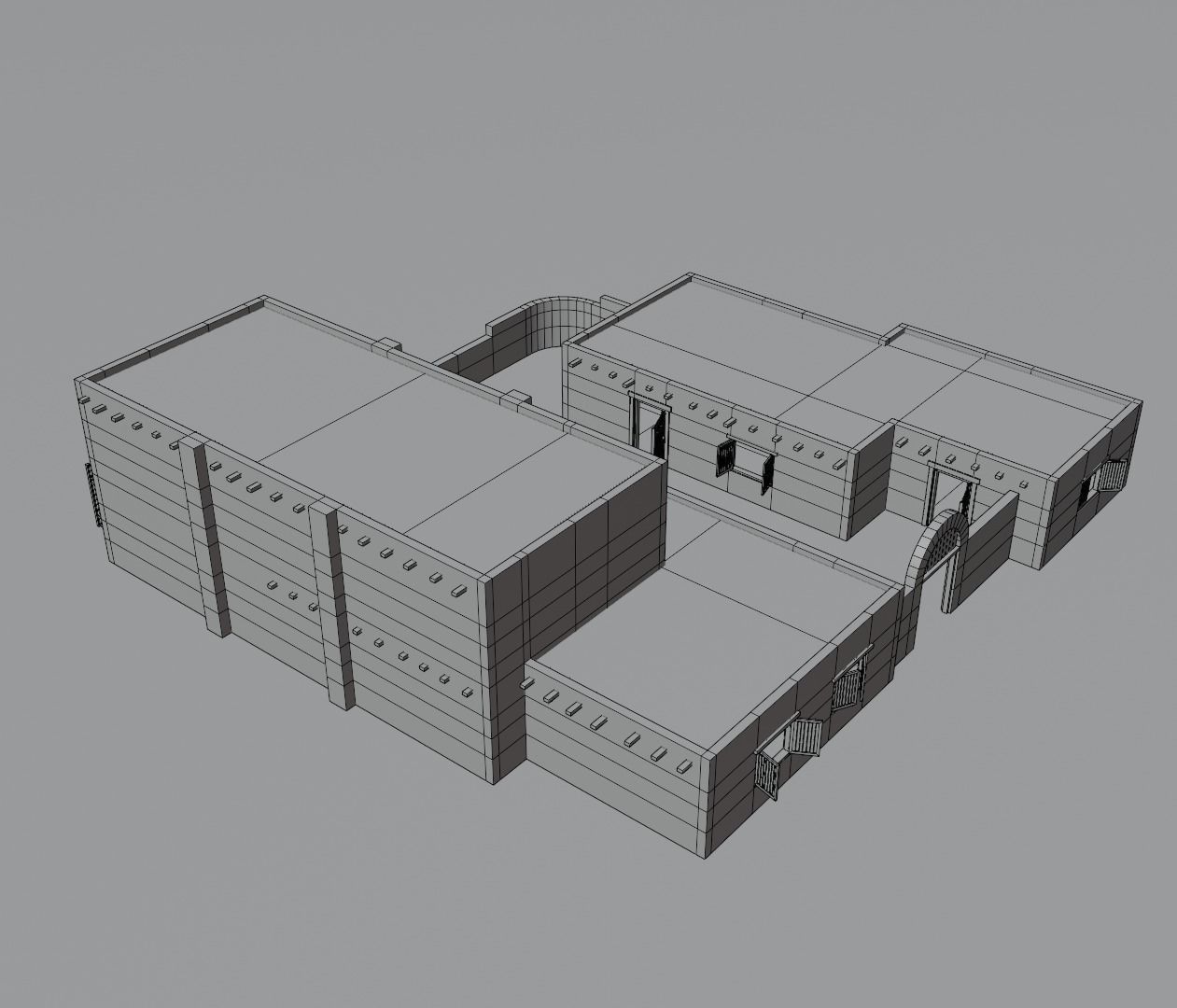 ancient desert house 3 3D model_11