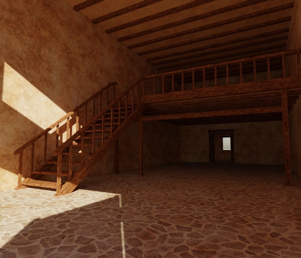 ancient desert house 3 3D model_5
