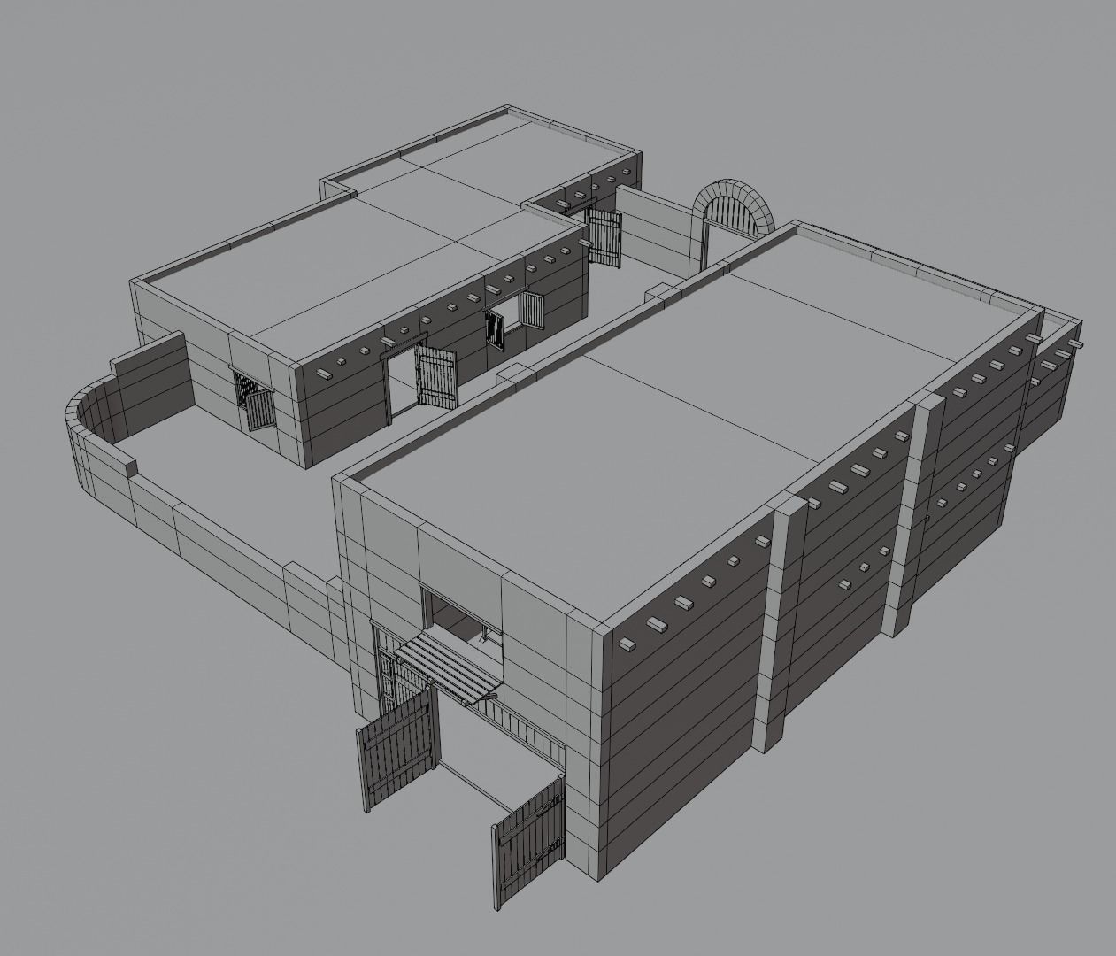 ancient desert house 3 3D model_10