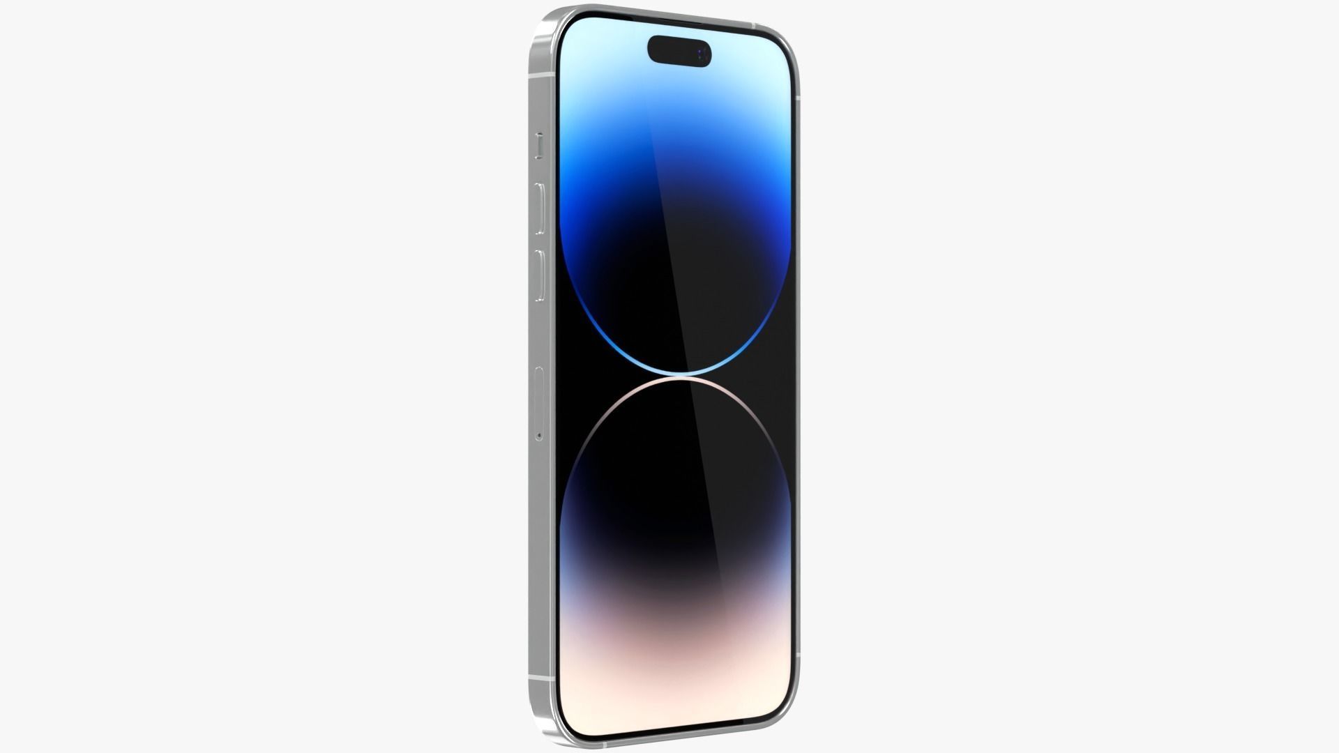 iPhone 14 Pro Max Silver 3D model_10